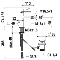 Laufen -Quadriga HF901110441000-