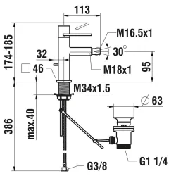 Laufen-Quadriga HF901110441000-