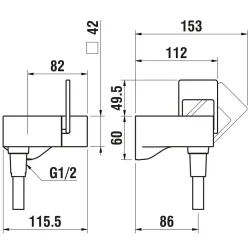 Laufen -Quadriga HF901155441000-