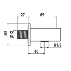 Laufen -Quadriga HF901169100000-