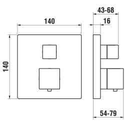 Laufen -Quadriga HF901177423000-