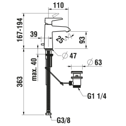 Laufen -Pure HF901701100000-