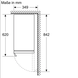 Siemens -KU20WVHF0 iQ500 Weinkühlschrank mit Glastür 82 x 30 cm-