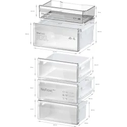 Bosch -KGN39VXBT Serie 4 Freistehende Kühl-Gefrier-Kombination