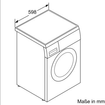 Bosch-WUU28T41 Serie 6 Waschmaschine unterbaufähig - Frontlader