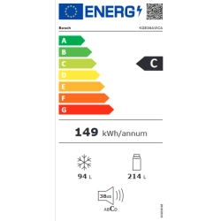 Bosch -KGE36AWCA Serie | 6 Freistehende