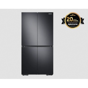 Samsung-RF65A967EB1/EG French Door E 647 ℓ Premium Black Steel-