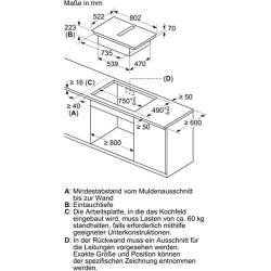 Bosch -PIE611B15E Serie | 4 Induktions Kochfeld mit