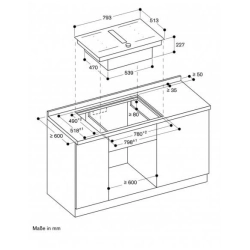 Gaggenau-CV 282 101 Flex-Induktionskochfeld mit integriertem-