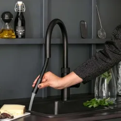 Quooker -Flex Round schwarz-Quooker Variante: pro3, combi