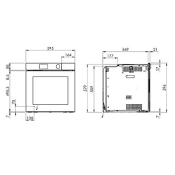 Samsung-NV7B7997AAK/U3 Backofen BO310 Dual Cook-
