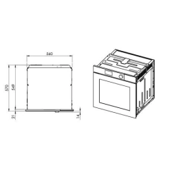 Samsung-NV7B7997AAK/U3 Backofen BO310 Dual Cook-