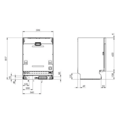 Samsung-DW60A6082BB/EO Einbau-Geschirrspüler EGS130-