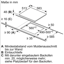 Siemens -ET645HN17E iQ300 Elektro-Kochfeld 60 cm Mit Rahmen