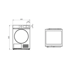 Samsung-DV90BB7445GBS5 Trockner TR215 (rechts)