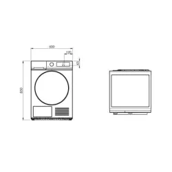 Samsung-DV90BB7445GBS5 Trockner TR215 (rechts)