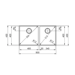 Suter Becken-Accento A 40/34U Unterbau-Becken: Ventil -
