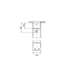 Suter Becken-Daneo DAN 18U Unterbau-Becken-