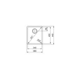 Suter Becken-Daneo DAN 34U Unterbau-Becken: Ventil - Tipo-Suter