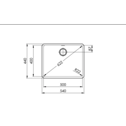 Suter Becken-Daneo DAN 50U Unterbau-Becken-Suter Ventil: eflow
