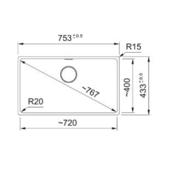 Franke Farbspülen und -becken-Maris MRG110-72-
