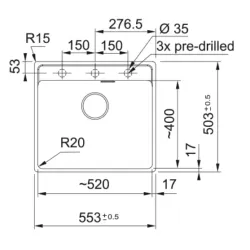 Franke Farbspülen und -becken -Maris MRG 210-52-