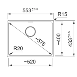 Franke Farbspülen und -becken-Maris MRG 110-52-