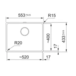 Franke Farbspülen und -becken -Franke Maris MRG 210-52-