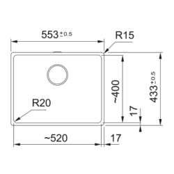 Franke Farbspülen und -becken -Maris MRG 210-52-