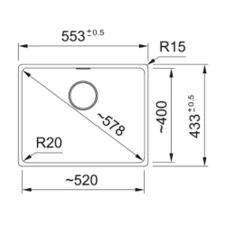 Franke Farbspülen und -becken-Maris MRG 210-52-