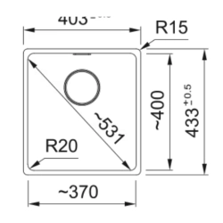 Franke Farbspülen und -becken-Maris MRG 110-37-