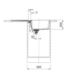 Franke Farbspülen und -becken-Franke Centro CNG 611-86-