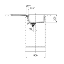 Franke Farbspülen und -becken -Franke Centro CNG 611-86-