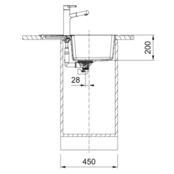 Franke Farbspülen und -becken -Franke Centro CNG 611-62-