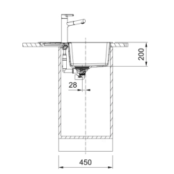 Franke Farbspülen und -becken -Franke Centro CNG 611-62-
