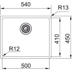 Franke Spülen und Becken-BXM 210/110-50 3 1/2" PKW NTH AN BG