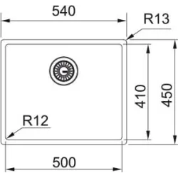 Franke Spülen und Becken -BXM 210/110-50 3 1/2" PKW NTH AN BG