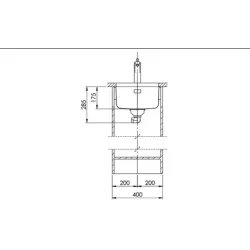 Suter Becken-Silver Star SIL 34U Unterbau-Becken-Suter