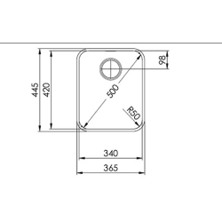 Suter Becken-Silver Star SIL 34U Unterbau-Becken-Suter