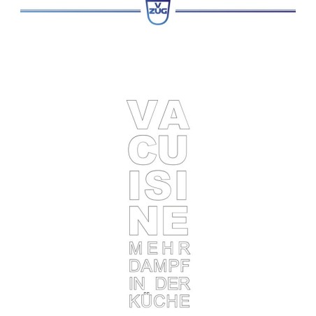 Broschüre Vacuisine 'Mehr Dampf in der Küche' Deutsch