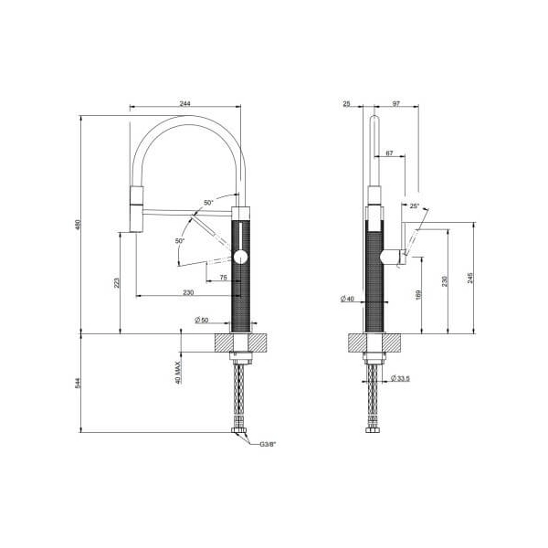 Gessi Armaturen und Seifenspender Gessi