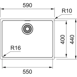 Franke Spülen und Becken-Maris MRX 210-55-