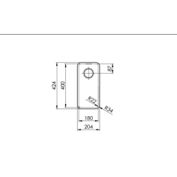 Suter Becken-Suter Daneo DAN 18IF/12 Flächenbündige-Spüle /