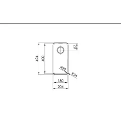 Suter Becken-Suter Daneo DAN 18IF/12 Flächenbündige-Spüle /
