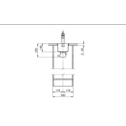 Suter Becken-Suter Daneo DAN 18IF/12 Flächenbündige-Spüle /