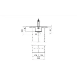 Suter Becken-Suter Daneo DAN 18IF/12 Flächenbündige-Spüle /