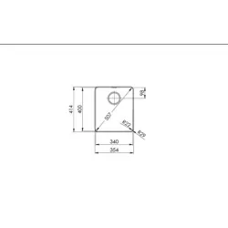 Suter Becken-Suter Daneo DAN 34F/7 Flächenbündige-Spüle-Suter