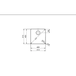 Suter Becken-Suter Daneo DAN 40F/7 Flächenbündige-Spüle-Suter