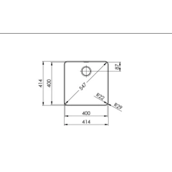 Suter Becken-Suter Daneo DAN 40F/7 45 cm-Suter Material: