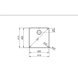Suter Becken-Suter Daneo DAN 40F/7 45 cm-Suter Material:
